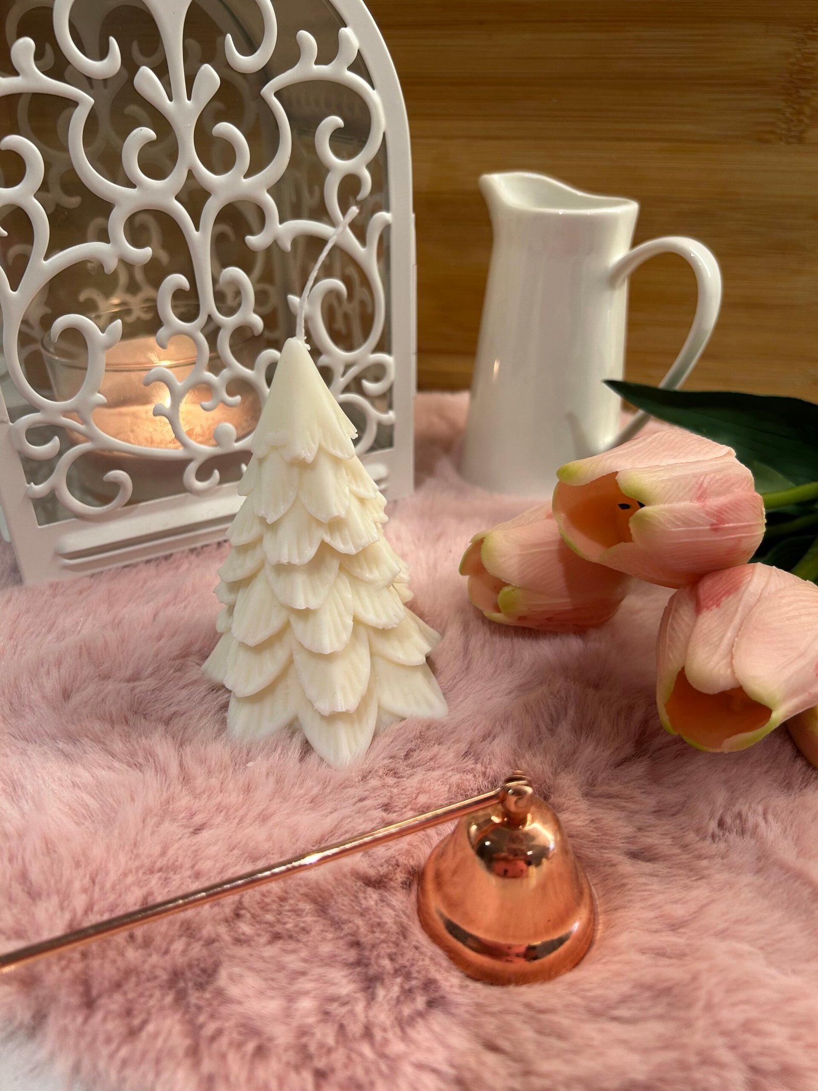 Vela Decorativa de Abeto de Navidad 🌲