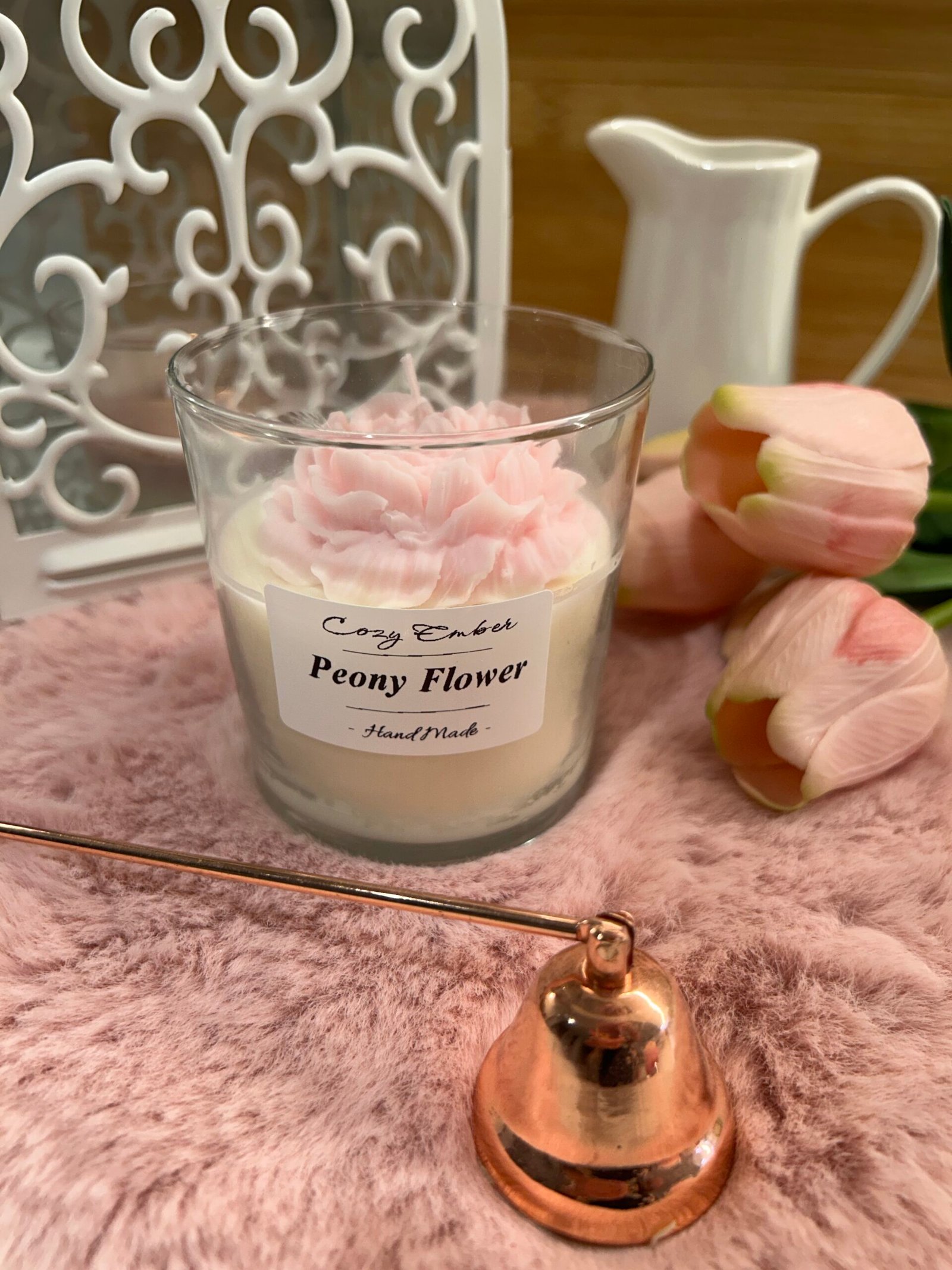 Vela de Peonía 🌸