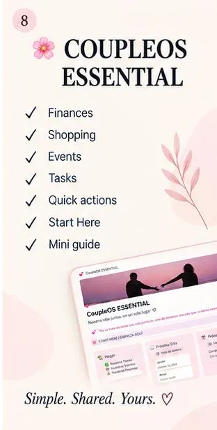 CoupleOS Essential Notion Template 💕 - Imagen 3