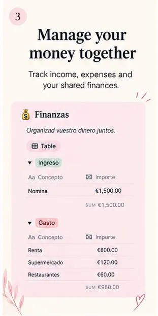CoupleOS Essential Notion Template 💕 - Imagen 7